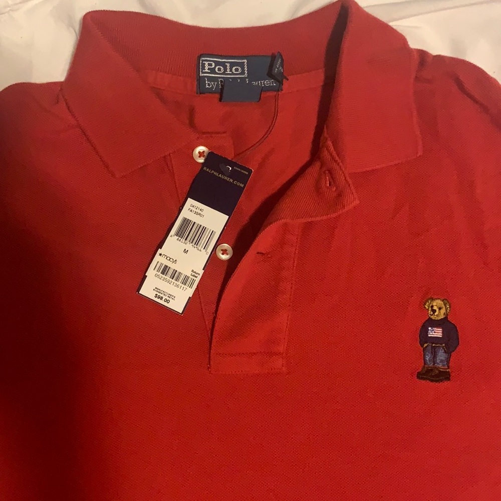 Men Ralph Lauren Polo with Bear size medium